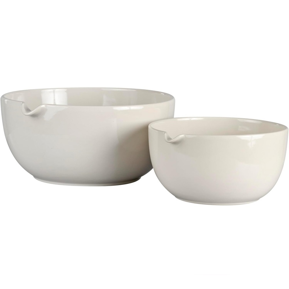 Servappetit Cream Mixing Bowls Set of 2: 1.5Qt & 3Qt  NIB - Picture 2 of 7
